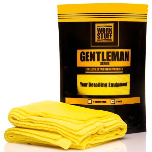WORK STUFF GENTLEMAN BASIC 5-PACK YELLOW zestaw mikrofibr bezszwowych